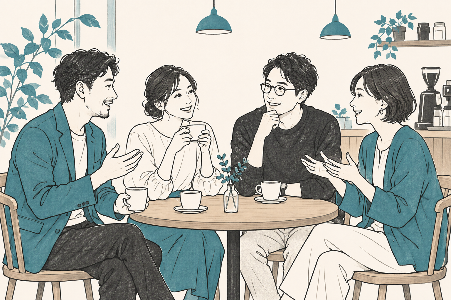 出会いの場で実践する機会